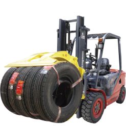 Xe nâng kẹp lốp xe
